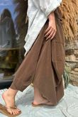 Made in Italy Dalston Needlecord Parachute Skirt Coffee Bean /9 =